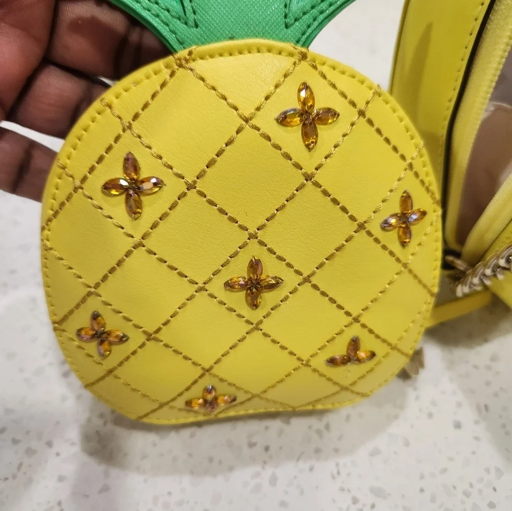 🍍▪️Kate Spade▪️ novelty Pineapple Cross Body handbag & pineapple coin purse